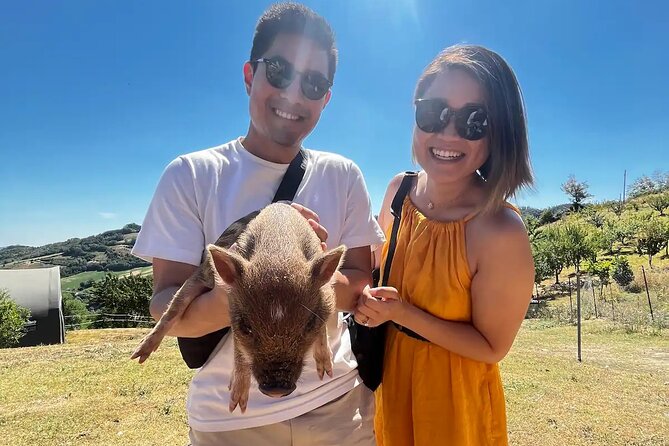FARM STAY EXPERIENCE & DOZZA - Private Day Tour From Bologna - The three-course Fontanelice lunch: wine, fresh pasta, and organic meat